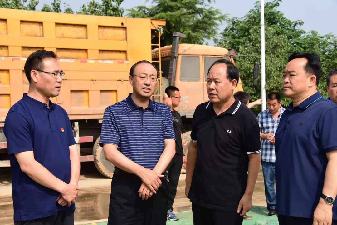 太原市参加交叉执法的检查人员在襄汾县开展督导调研,襄汾县委书记