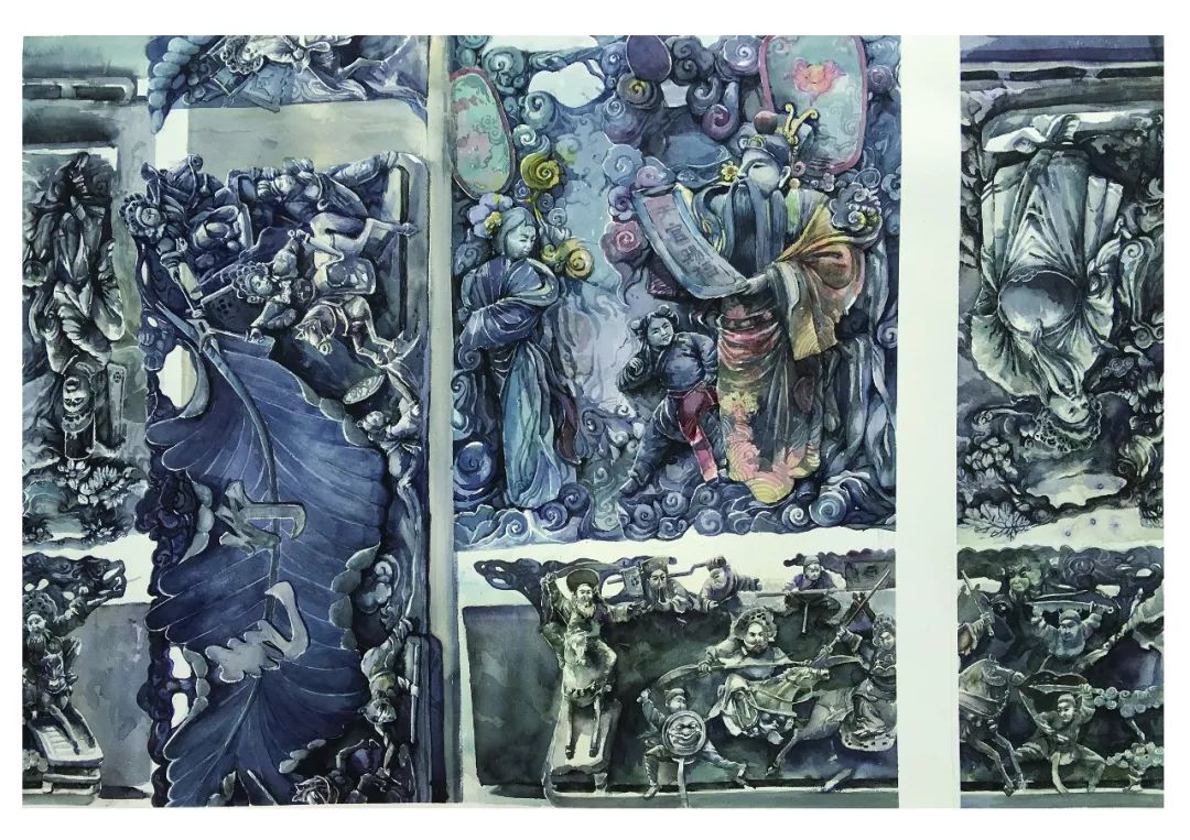 小亮点 一是周剑,钟玉琳两位画家的中国画作品被推荐参加全国美展
