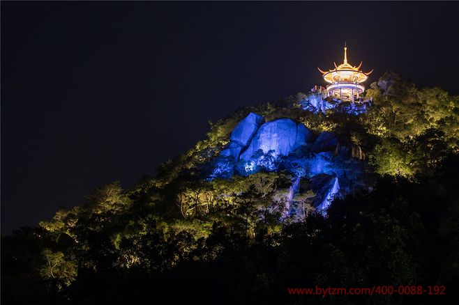 山体亮化设计及施工注意事项