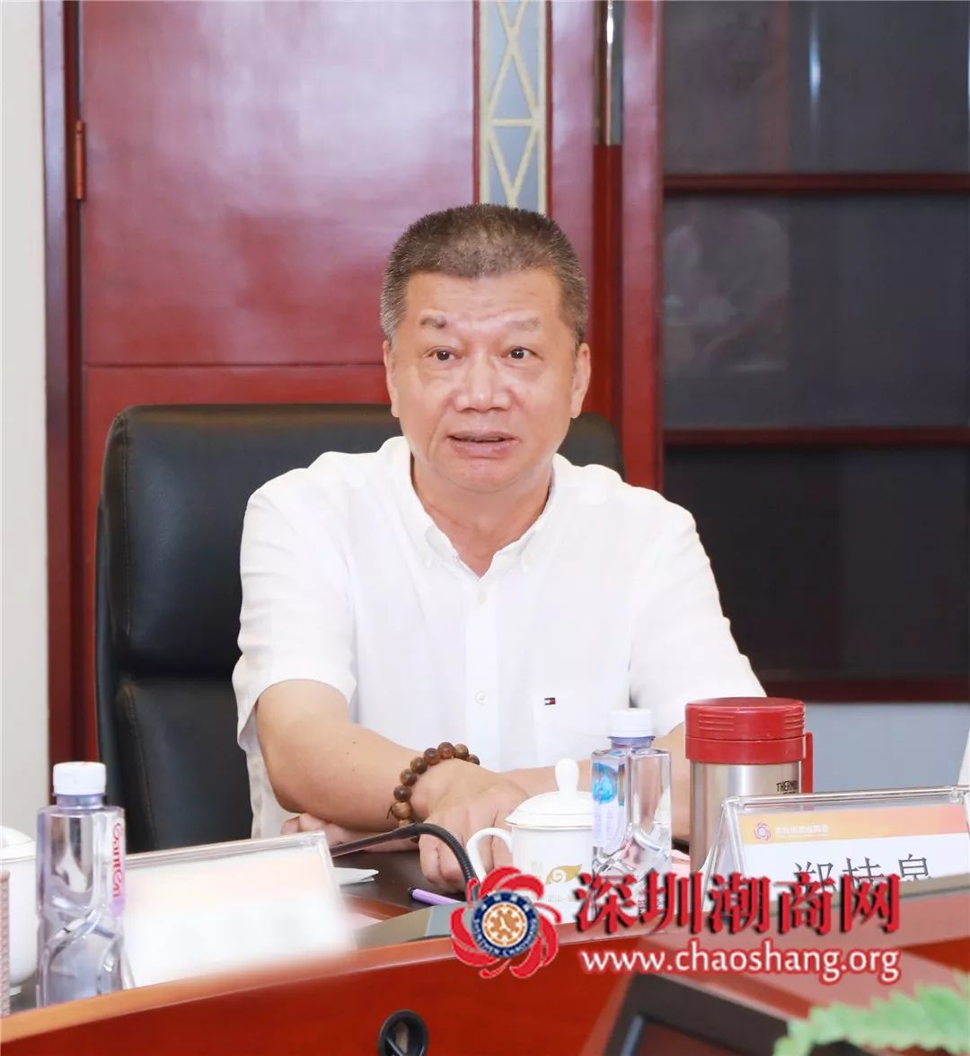 相融相亲深商潮商共远航深商总会庄礼祥王石一行莅临商会交流