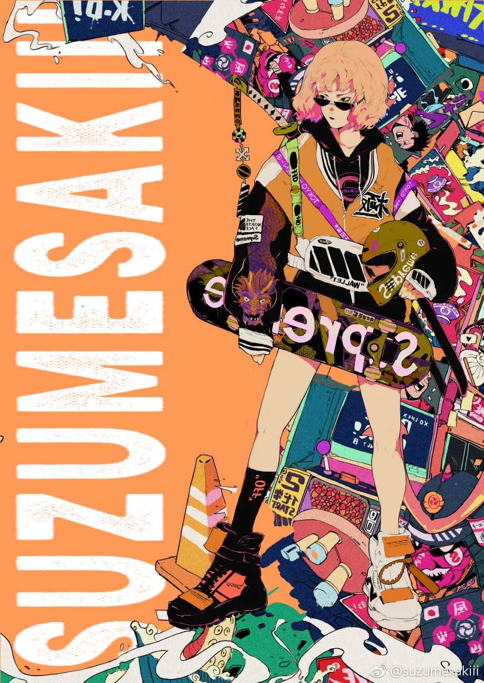 色彩将撞色进行到底挑战你的视觉神经灵雀suzume