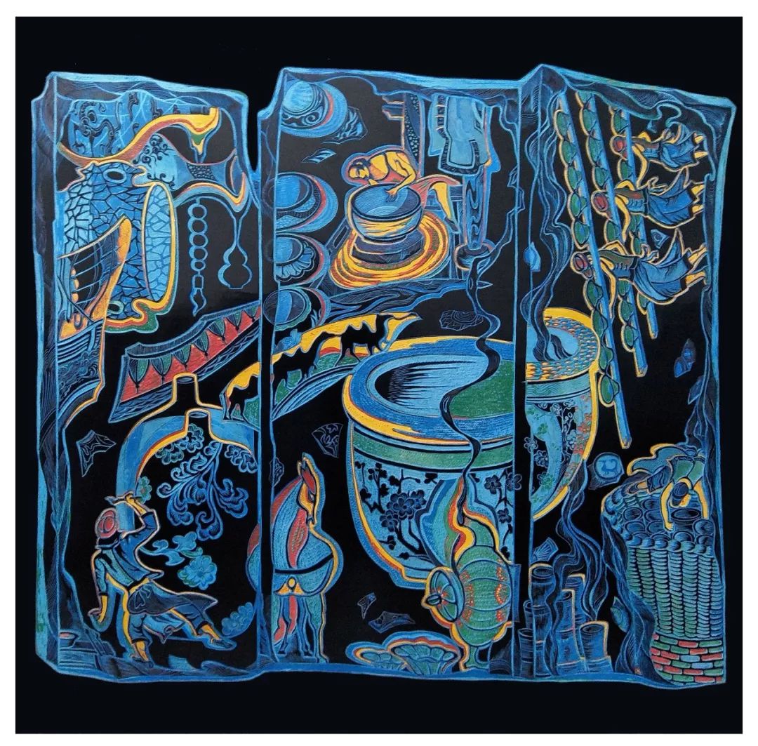 小亮点 一是周剑,钟玉琳两位画家的中国画作品被推荐参加全国美展