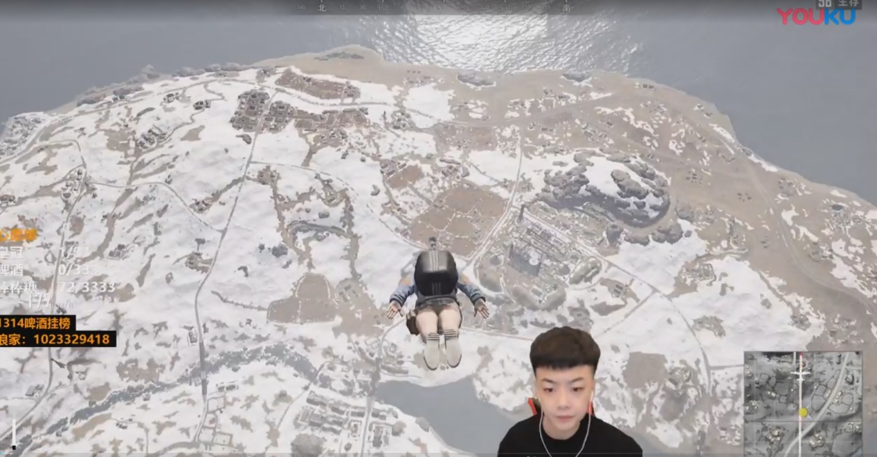 绝地求生技术不逊色于韦神的快手单杀王粉丝长得帅技术好