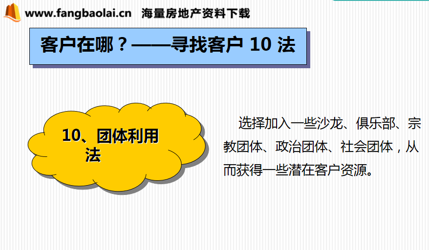 如何成为一名优秀地产销售精英第三部分技巧篇