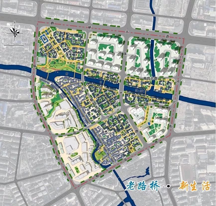 路桥南官新天地区块规划示意图(仅供参考)路桥南官新天地区块规划示意