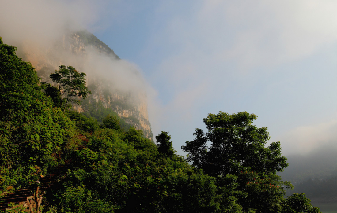 酉阳陶渊明笔下的世外桃源山清水秀好地方
