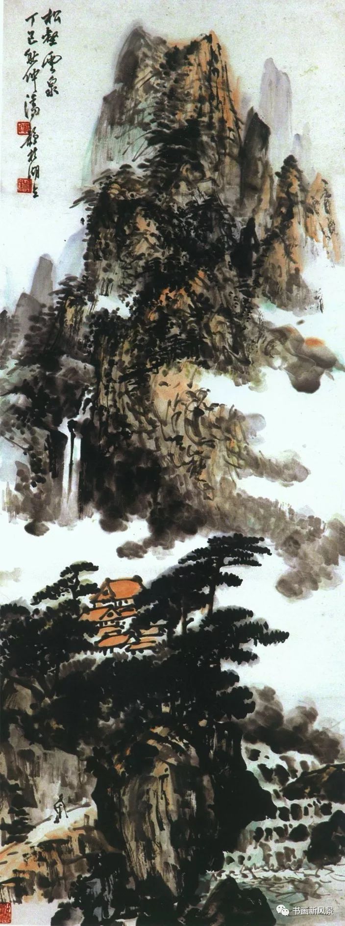 浙派山水名家潘韵山水作品欣赏