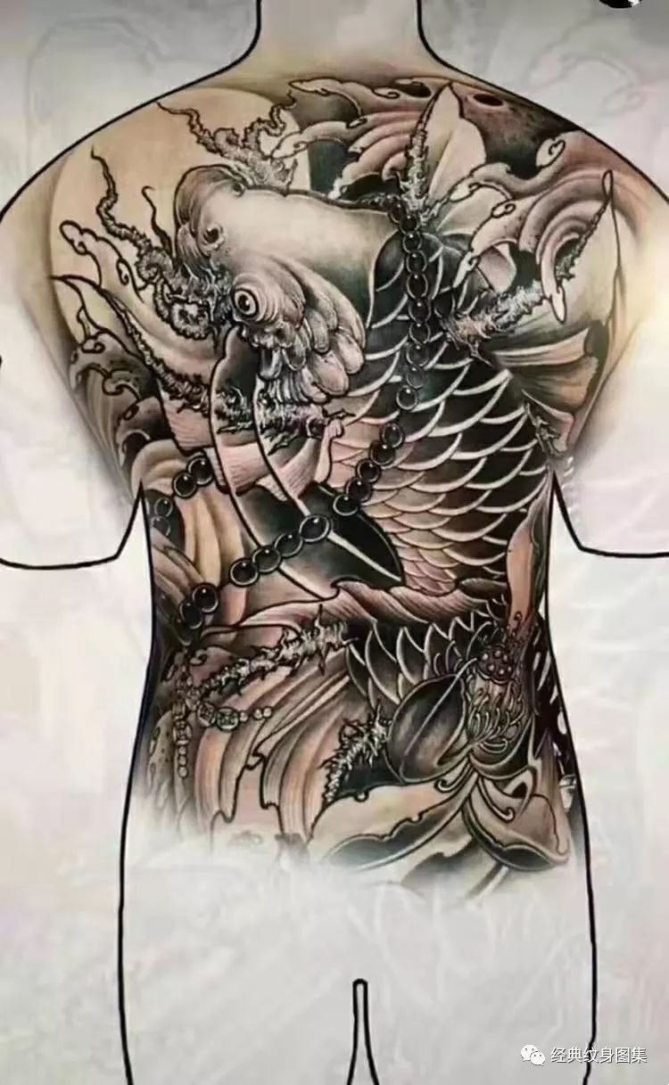 鲤鱼纹身素材