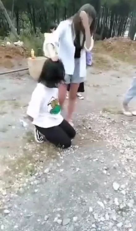 太恶劣下跪打耳光酒瓶砸头脚踹云南一初中女生被多人带到野外殴打