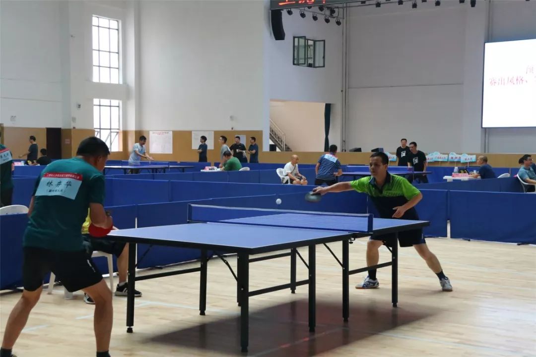 全市人大系统干部职工第三届乒乓球比赛在广丰举行