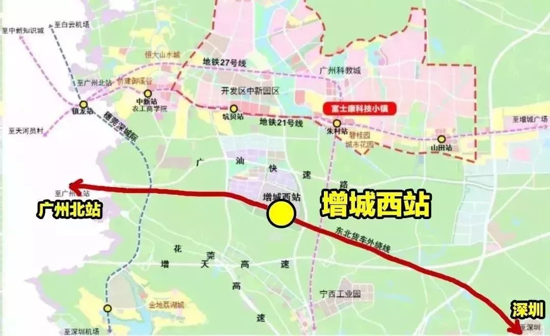 广汕公路增城段南移图片