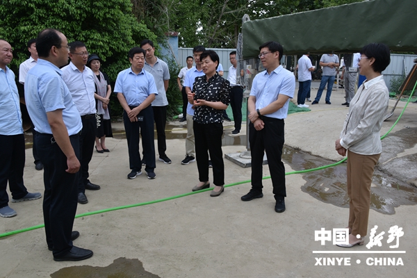 县人大常委会主任张琳参加调研活动.