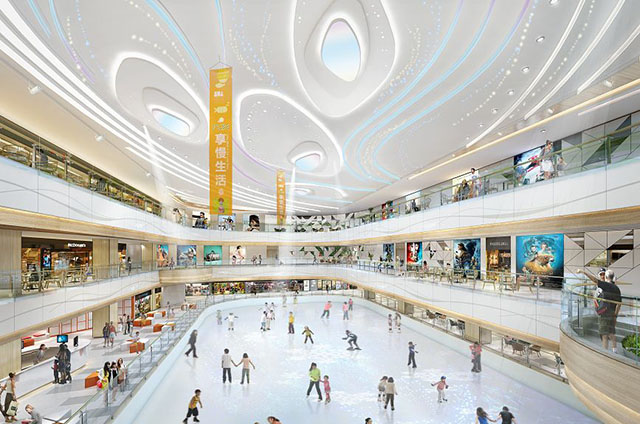 看温州立体城购物中心如何打造江景体验式购物中心设计