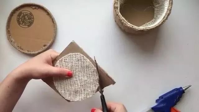 纸箱团麻绳diy起来瞬间成为最精致的收纳附教程