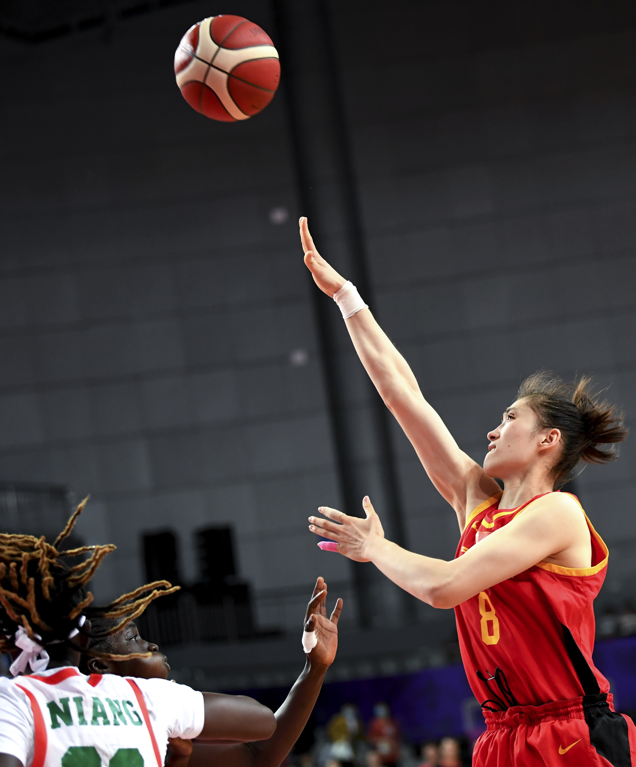 篮球国际女篮对抗赛中国胜塞内加尔