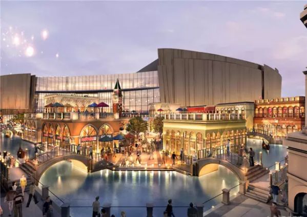 形态的开放型街区空间,形成4个mall 1条大街 2个独栋的开放式商业模式