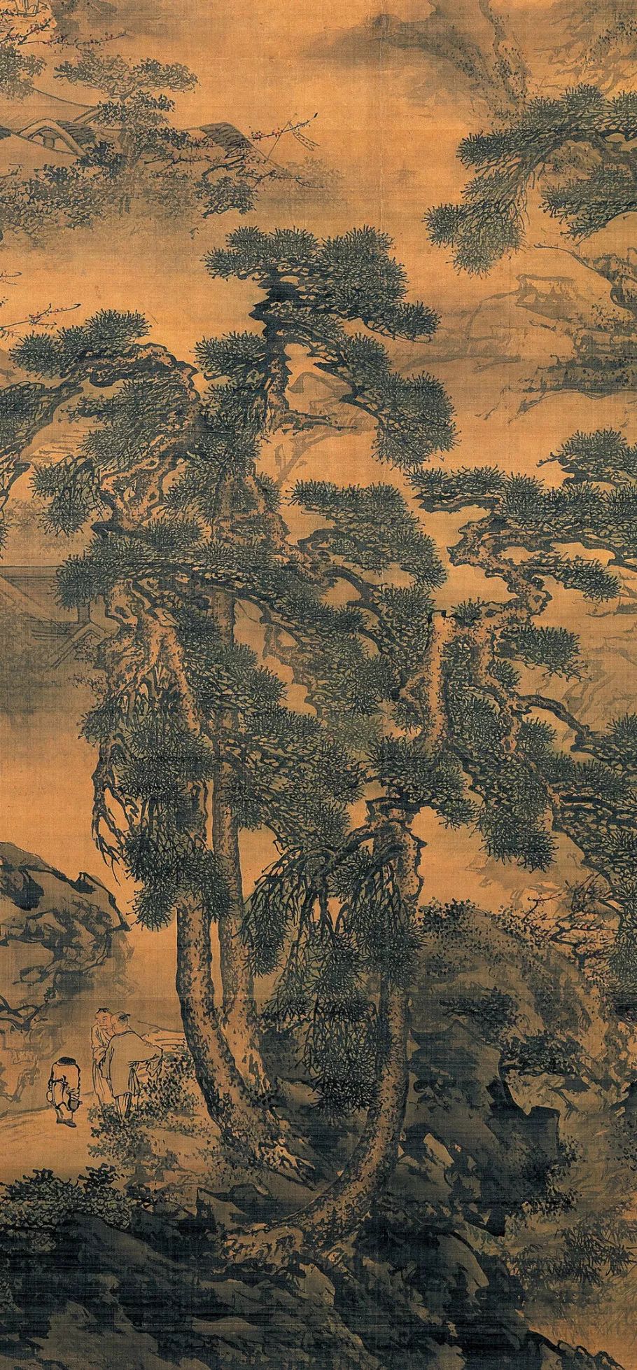 据台北故宫博物院网站结论:这幅〈春酣图〉作者旧传为戴进,但是无论