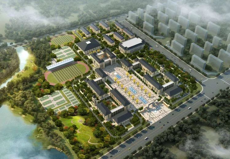 繁华中学新校区内部实景图曝光高大上