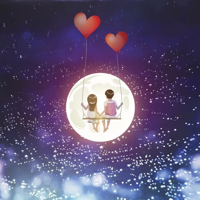 朦胧而美好简约中又设计感十足的星月项链会带你迎接一份专属爱情魔力