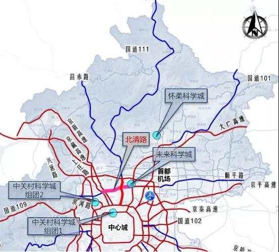 动工了北清路快速化改造一标段工程明年9月竣工