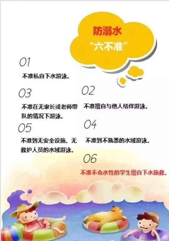 东艺幼儿园假期安全注意事项之防溺水