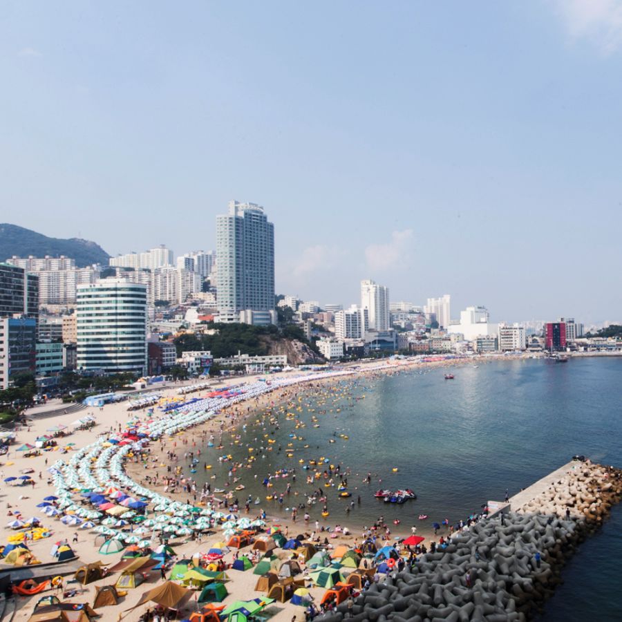 玩轉韓國第一家海水浴場,松島海水浴場!