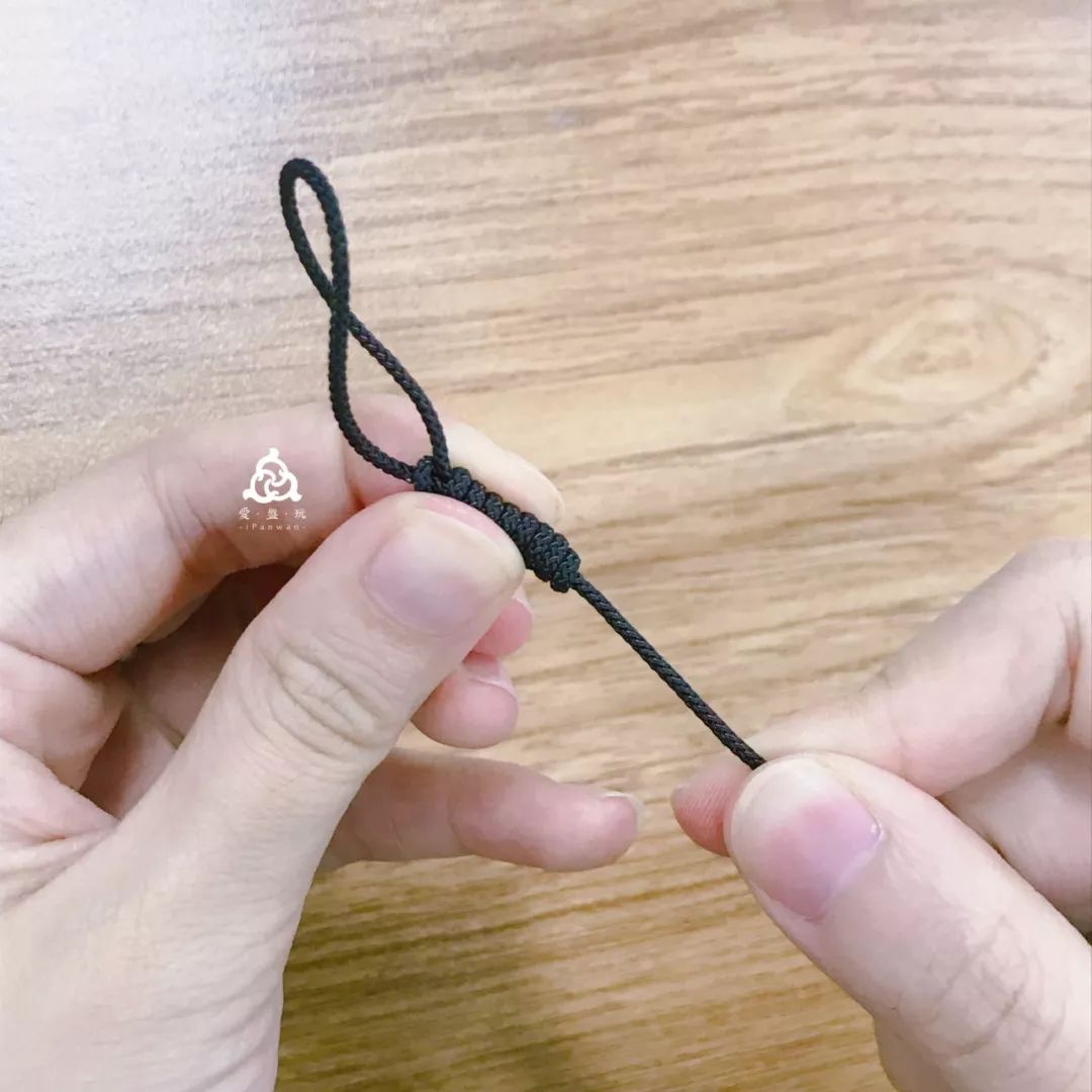 【绳结教程1】颜值超高的"螺纹结",超简单!看一遍就会!