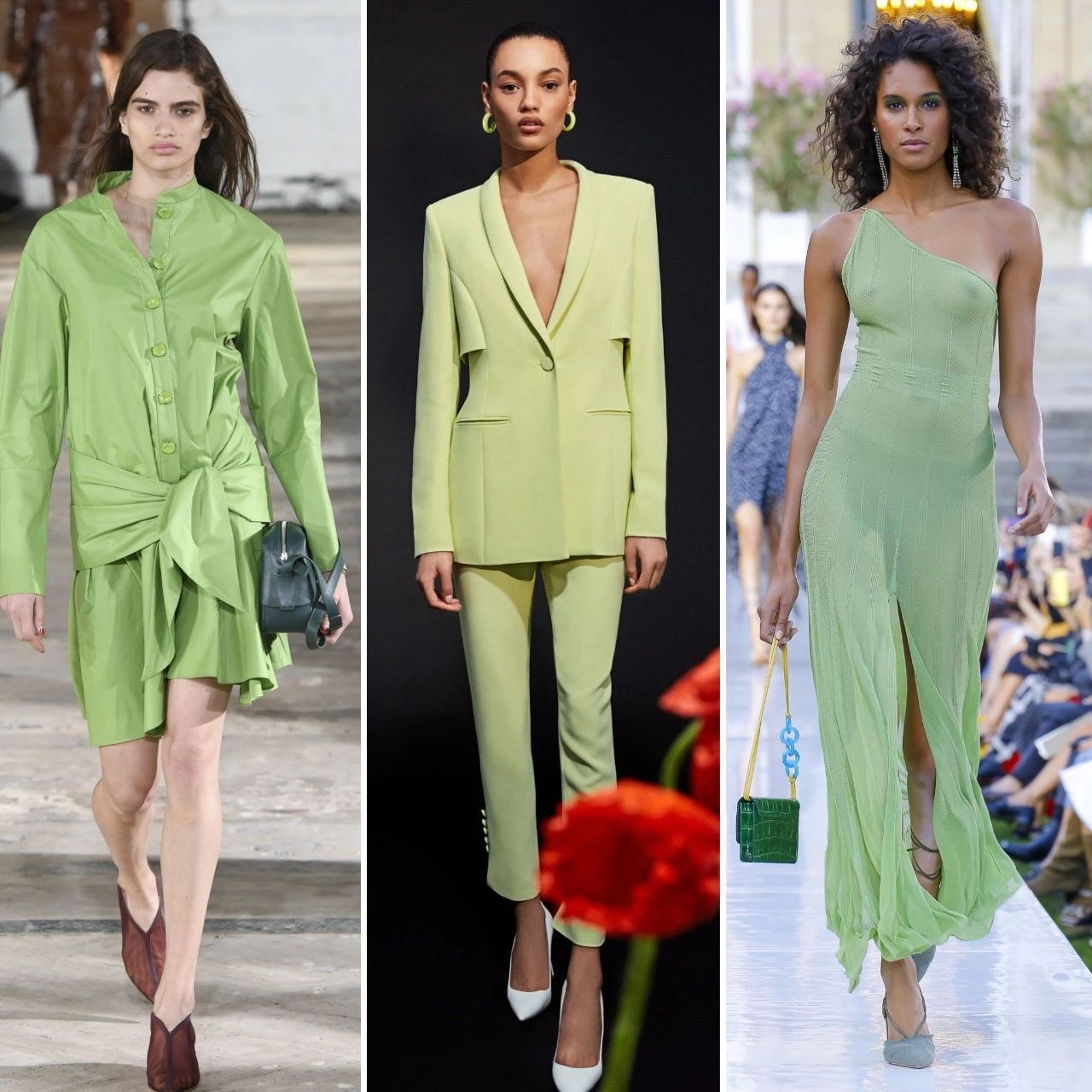 今夏你穿"牛油果绿"=真的好看爆了!