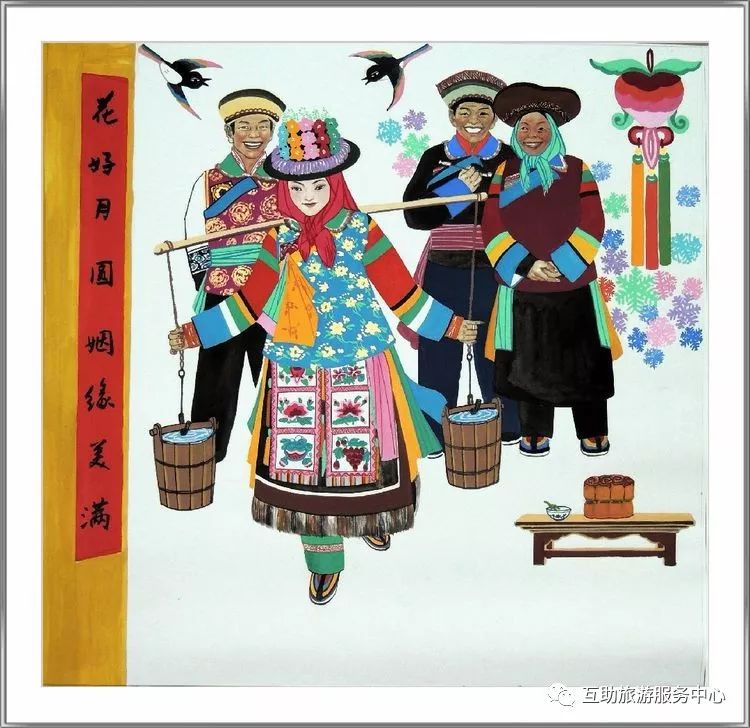 《闻杖礼》《乡村文化沐春风》淳朴清新,形象生动,构图饱满,主张自由