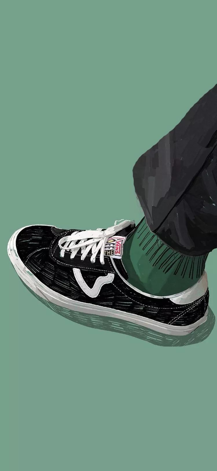 壁池| 逼真的油画鞋!