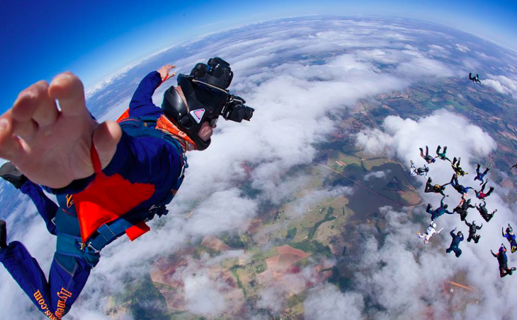 杭州千岛湖基地高空跳伞换回热血与勇气