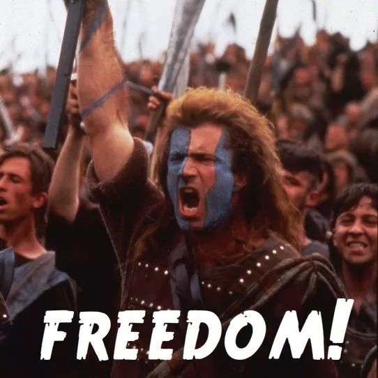 脑海中是不是浮现了自由的华莱士xx freedom用英文来讲就是"xx自由"而