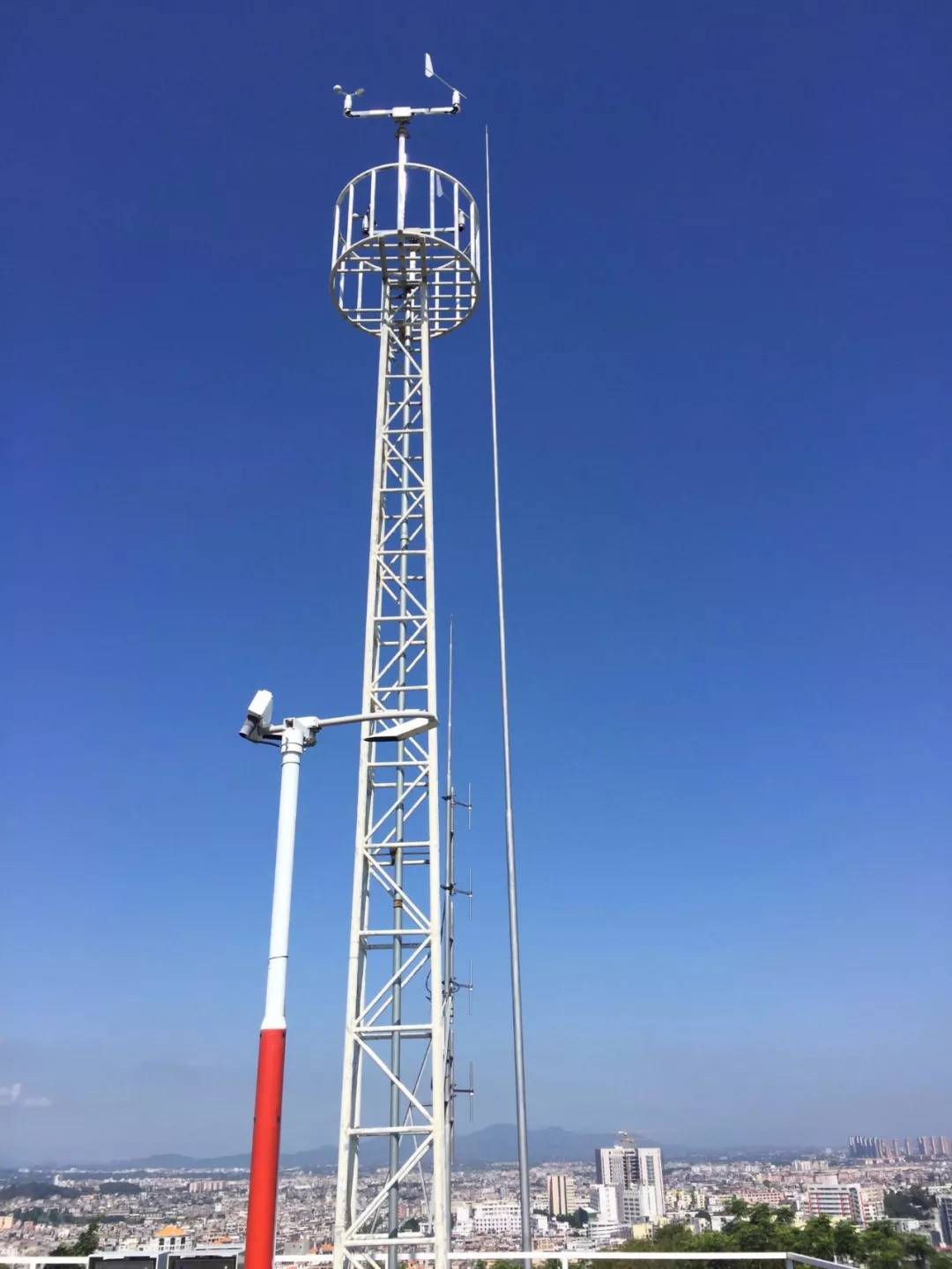 气象之旅阳江东城伟才幼儿园组织参观气象局大气探测基地