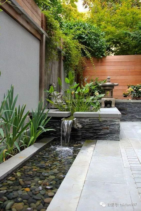 40平小院子设计带水池图片