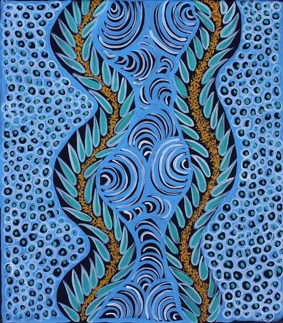 当代澳洲土著画家与作品