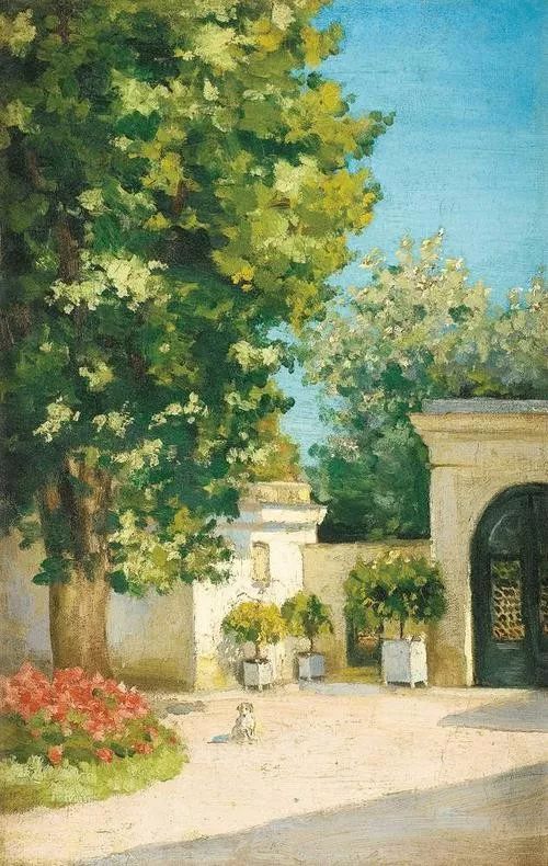 油画里的夏日舒服