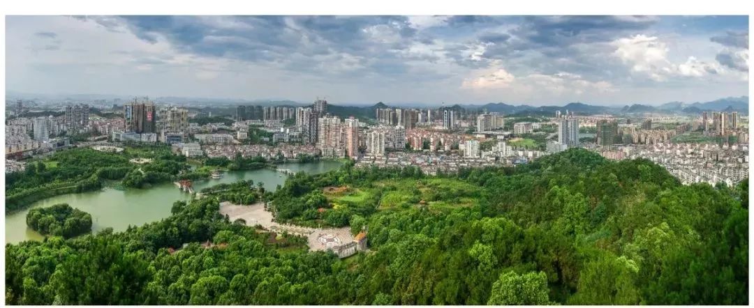宜春城市风光——袁山公园3月12日,宜春旅游政务网将宣传口号再次换为