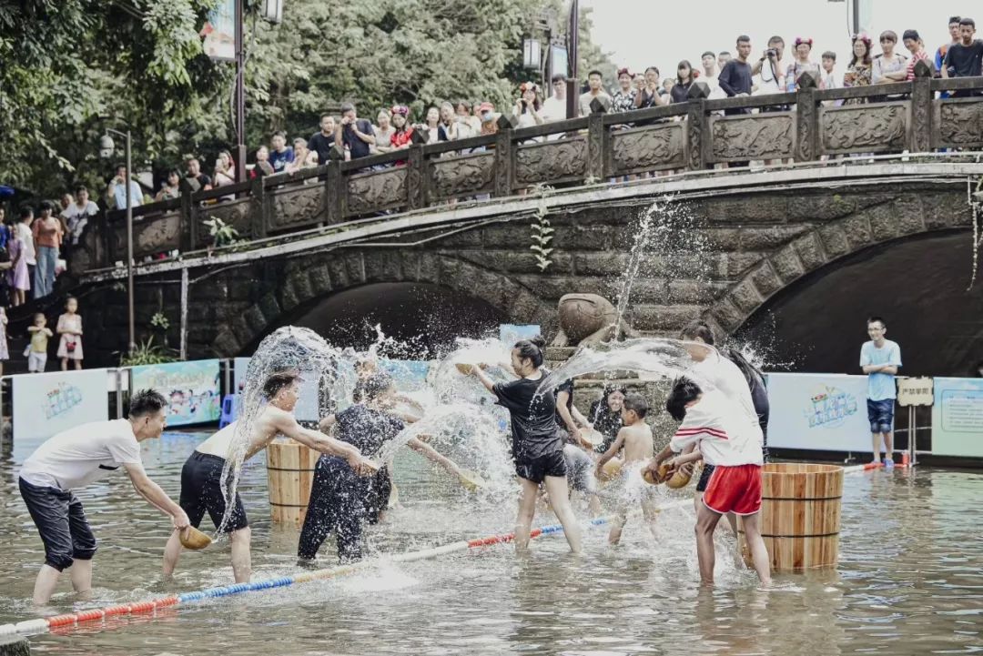 黄龙溪夏天图片