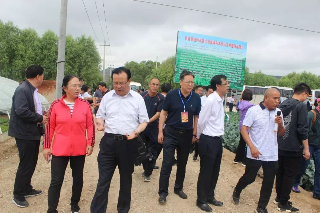 2019年全國知名蔬菜銷售商走進寧夏活動暨固原市冷涼蔬菜節在西吉開幕