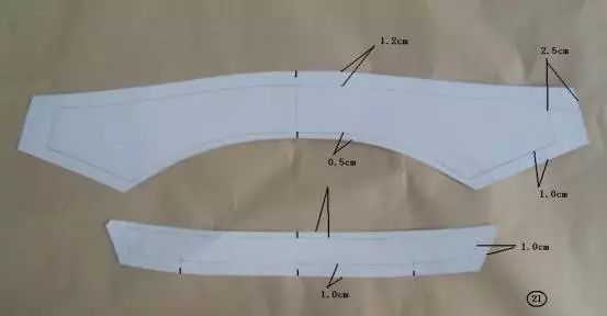 圆领领口缝制方法图解图片