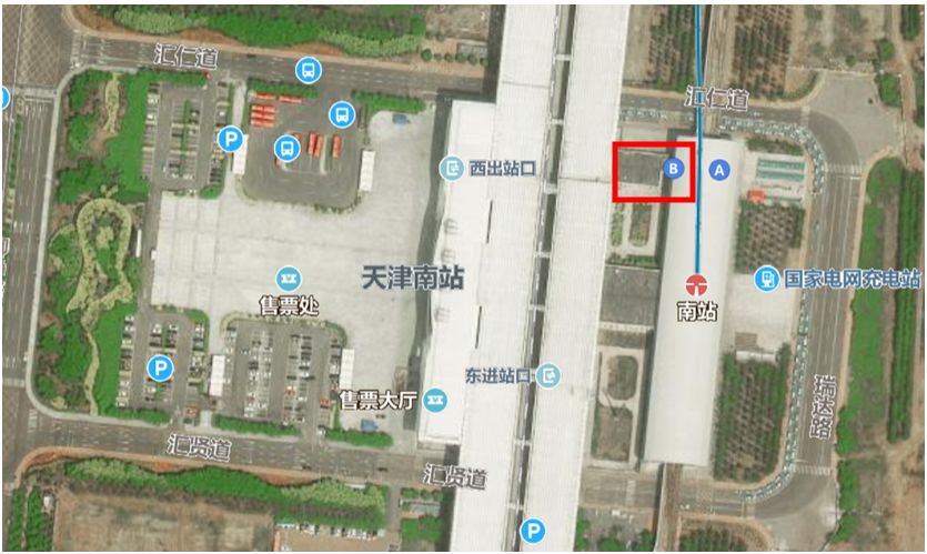 地铁南站b口,地铁西站c口,天津西站枢纽c,d口将临时封闭