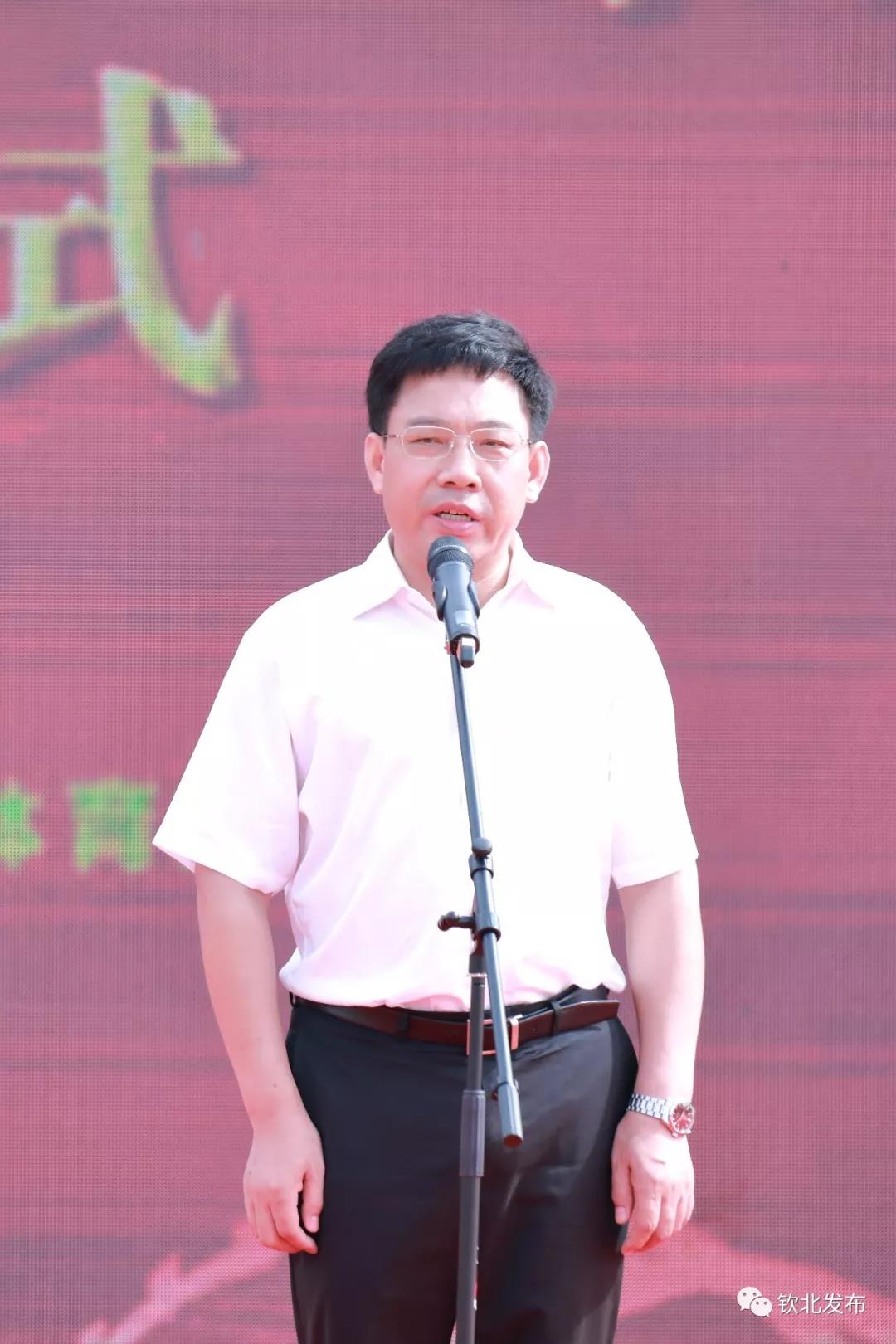 愿风吹我到钦州钦州文化进企业系列活动在钦北区皇马工业园区广场正式