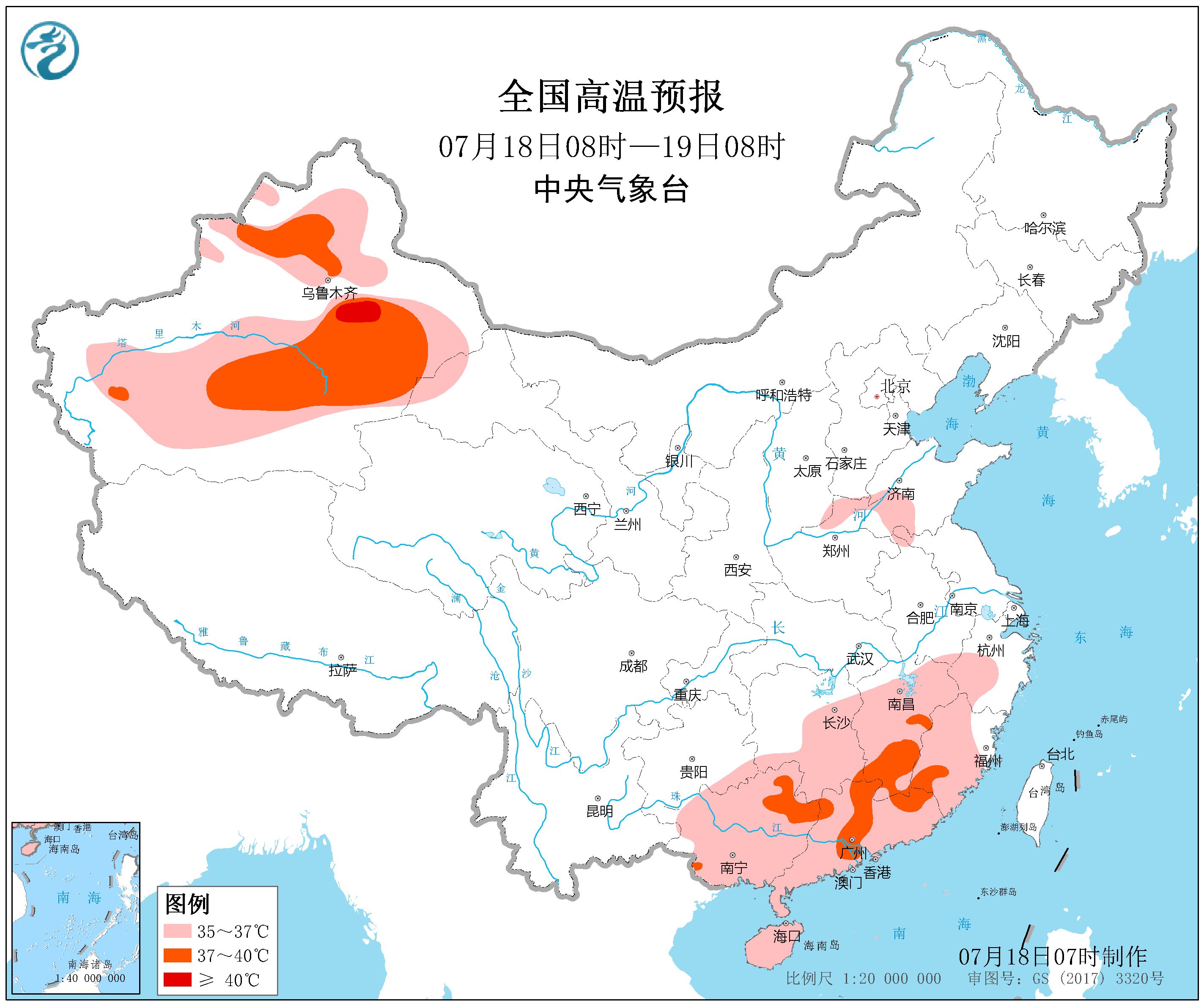 台风丹娜丝今日将入东海 西南地区仍多降雨