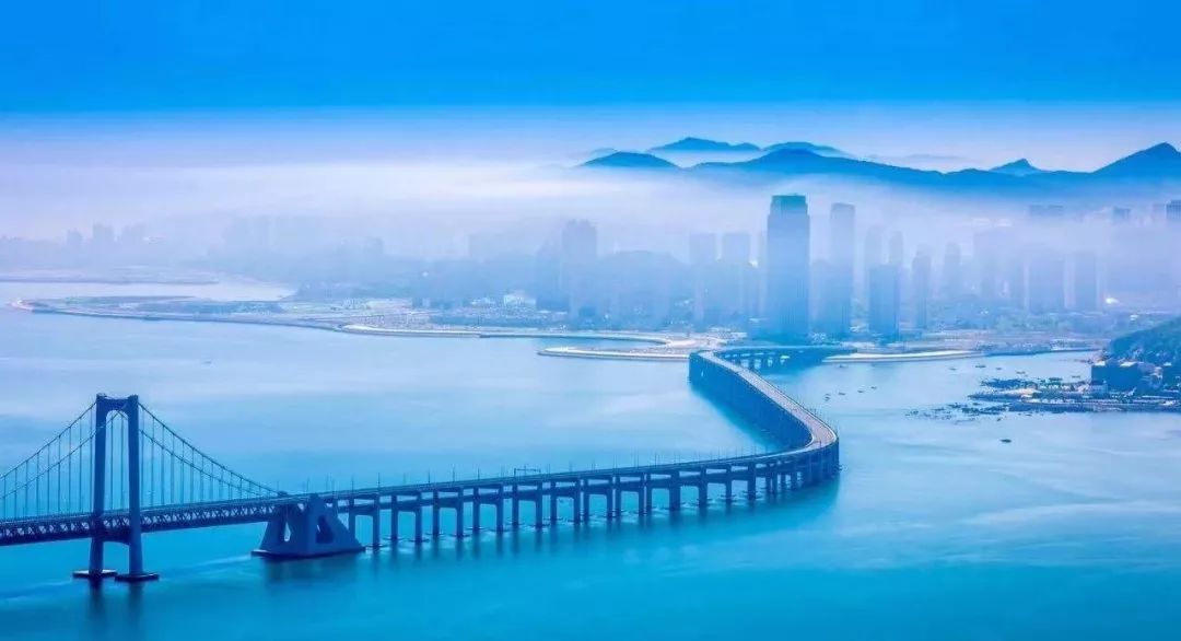 星海湾大桥全景图片
