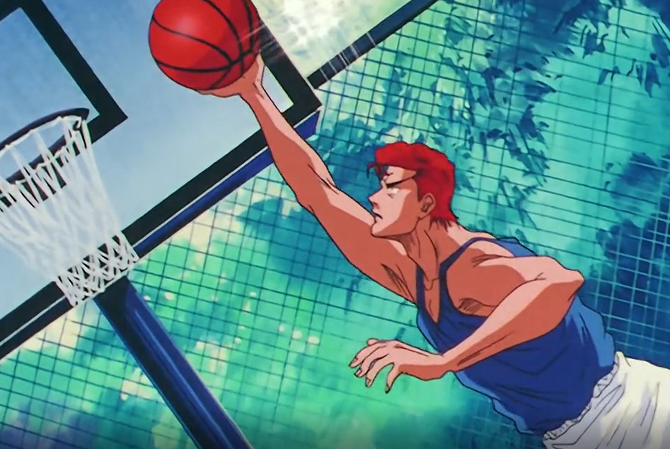 灌篮高手晴子也会打篮球让樱木学会第一次上篮