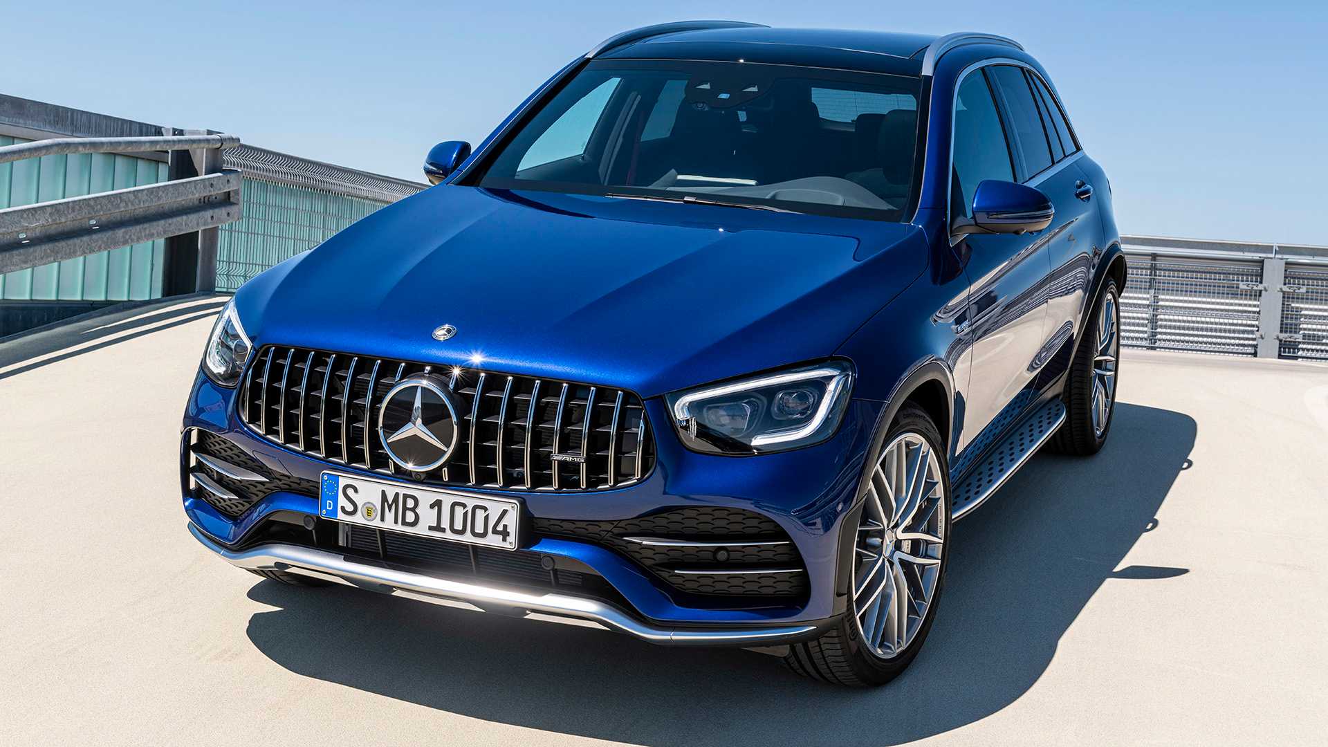 2020款奔驰amg glc 43改款车型官图曝光,动力升至385马力