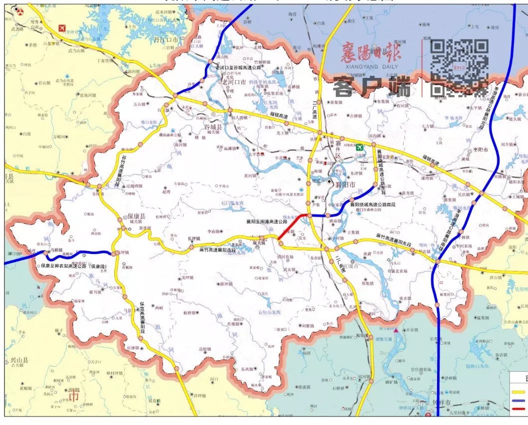 未来襄阳高速公路网将建成这样