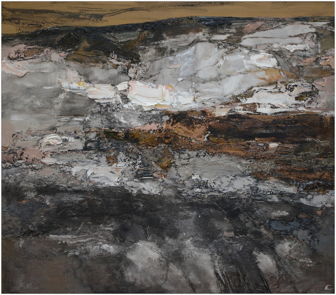 绵亘在心中的高度||著名画家李谟中油画作品欣赏