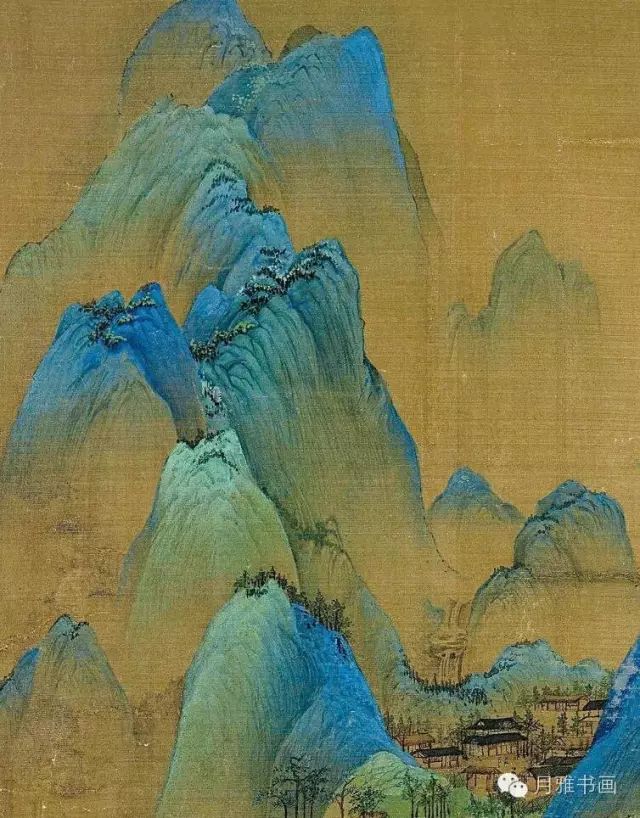 十八岁的千里江山图,流传千古的绝唱(高清局部及全卷欣赏)_王希孟