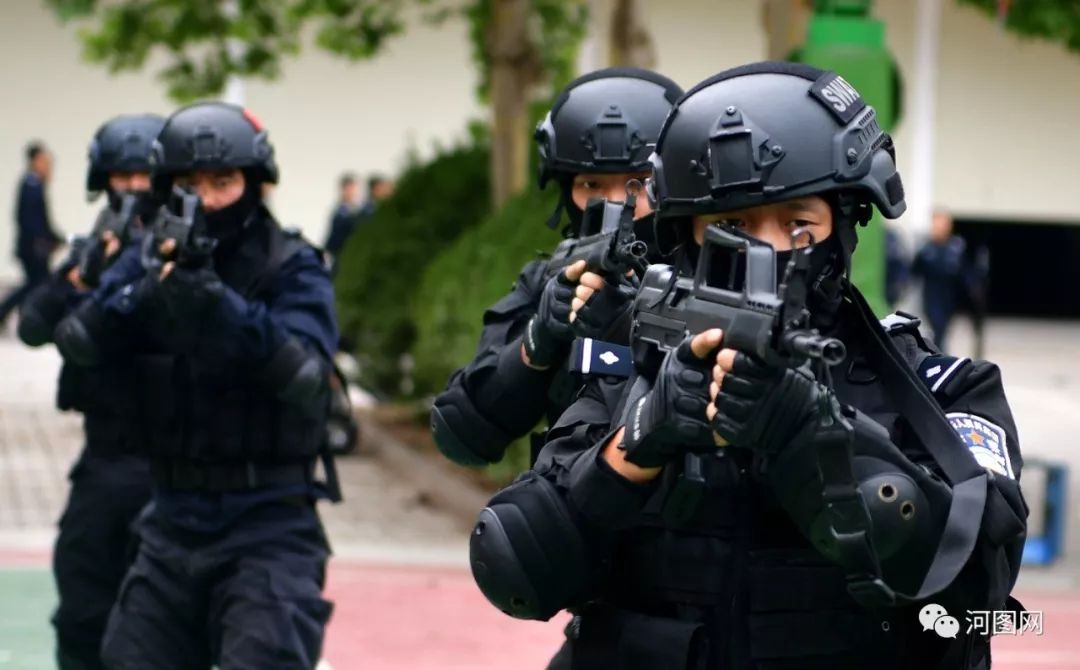 燃洛阳特警实战练兵汗水铸就金色盾牌